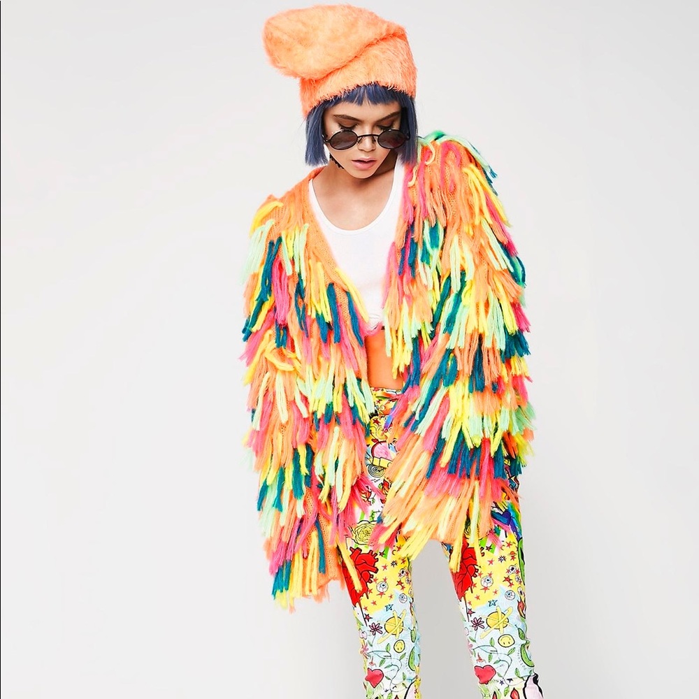 Current Mood Acid Trippin Shaggy Jacket